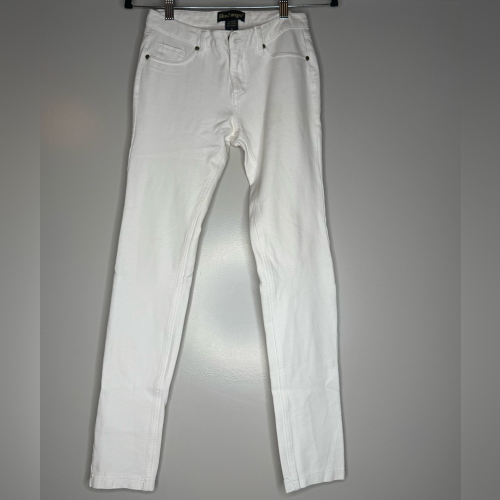 White low rise legging pants (Medium)